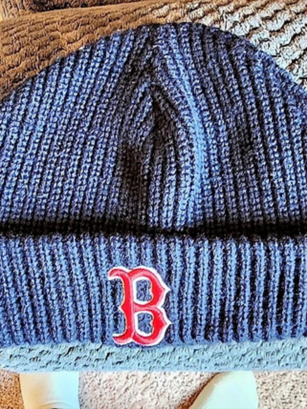 New Era MLB Boston Red Sox Knit Beanie Blue
